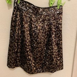 ZARA Trafaluc Sequin Mini-Skirt